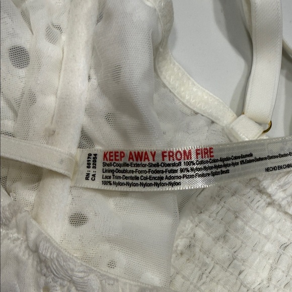 Anthropologie Cream Eyelet Lace Bralette - Picture 5 of 5